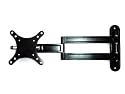 CHEETAH MOUNTS LCD TV/MONITOR TILT AND SWIVEL ARTICULATING ARM WALL MOUNT FOR 15-24" UP TO 33LBS BLACK