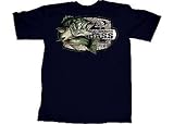 Reel Legends Navy Blue Largemouth Bass Tee