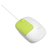 Sony SMU-C3 USB Desktop Mouse with adjustable cable, White & Green