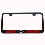 Chevrolet 2010 2011 Camaro SS RS Black License Plate Frame by High-End-Motorsports