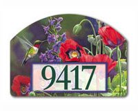 YardDesign Poppy Garden Yard Sign #75967