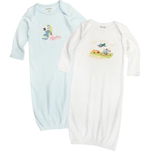 Funkoos 2-pack Organic Cotton Baby Sleep Gown Set, Baby boy Sleepwear