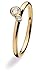 SPINNING Jewelry Damenring Gold 8KT *SOUL MATES* Zirkonia