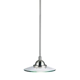 Kichler Lighting 2641NI Galaxie 1-Light Halogen Pendant, Brushed Nickel