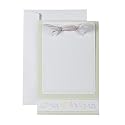 50-Count Baby Footprints with Ribbon Invitation Kit