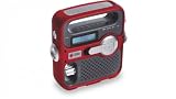 Etón American Red Cross ARCFR360R Solarlink Self-Powered Digital AM/FM/NOAA Radio with Solar Power, Flashlight and Cell Phone Charger (Red)