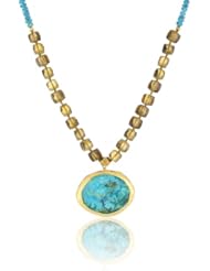 Nava Zahavi Opal, Beer Quartz, Apatite and High Karat Gold Necklace