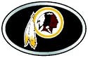 Washington Redskins Color Auto Emblem