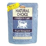 Nutro Natural Choice Complete Care Weight Management Cat Chicken  Liver Food Pouch