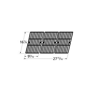Cast Iron Cooking Grid for Broil King, Coleman, Fiesta, Charbroil, Kenmore, Thermos,... by 