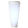 Exciting Lighting EZ1001 Wireless EZ Wall Sconce, White Mica
