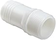 Thogus Nylon Tube Fitting, Adapter, White, NPT Male x Barbed