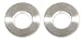 Earrings, 'Cheeky Disc' 1" W 1" L
