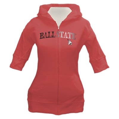 Ball State Cardinals Womens Hoodie (Red / M)