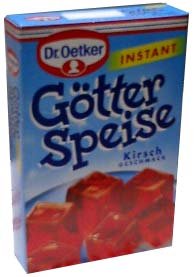 Gotter Speise, Kirsch - Cherry Jello (Oetker) 100g by parthenonfoods.com