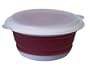 Progressive International 1-1/2 Cup Collapsible Prep Bowl, Red and White