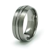 8mm Titanium Ring (Sizes 8-12)