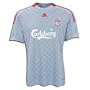 adidas Liverpool Silver Performance Soccer Jersey (Medium)