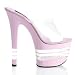 Pleaser Shoes WomenOs SKY-301LN, 6 3/4 Stiletto Heel Lined Platform Slide
