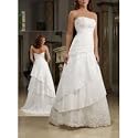 Stunning Strapless Maxi Wedding Dresses (HSX116)