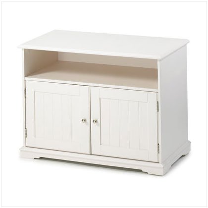 NEW White TV Stand Cabinet