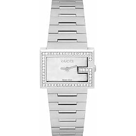 Click here to buy Gucci Watches - Gucci 100 Series- Ladies Diamond Bezel, Mother of Pearl WoMens Watch by Gucci.