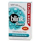 Blink Tears Eye Drops, Lubricating, Mid-Moderate Dry Eye, Value Size, 1 oz.