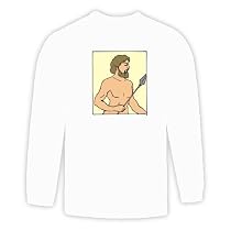 Long Sleeve T-shirt with man, Greece, lance