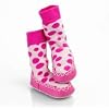 Mocc Ons By Sock Ons Spotty Pink 12-18 Months