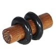 6 Gauge Organic Wood Plug