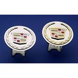 Cadillac Chrome Logo Tow Hitch Cover Plug - New Logo by Au-tomotive Gold