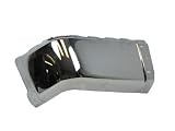 2007-2012 CHEVY SILVERADO (NEW STYLE) / 2007-2012 GMC SIERRA (NEW STYLE) REAR BUMPER CAP CHROME (STEEL) WITHOUT SENSOR HOLE LH=DRIVER SIDE 2007-2012 CHEVY SILVERADO (NEW STYLE) / 2007-2012 GMC SIERRA (NEW STYLE) REAR BUMPER CAP CHROME (STEEL) WITHOUT SENSOR HOLE LH=DRIVER SIDE