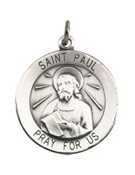 CleverEve Designer Series 14K Yellow Gold 5.50 grams 25.00 mm Saint Paul The Apostle Medal
