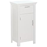 RiverRidge Home Somerset 1 Door Floor Cabinet, White