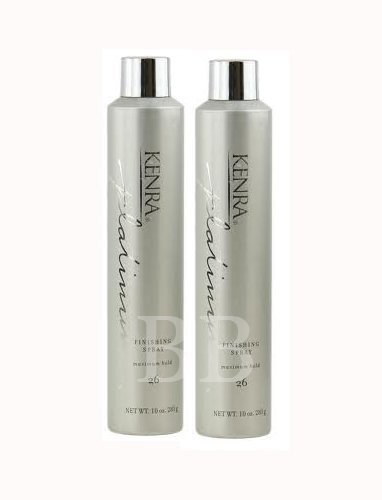 Kenra Platinum Finishing Spray #26 10oz Maximum Hold Finishing Spray Two Pack Deal!