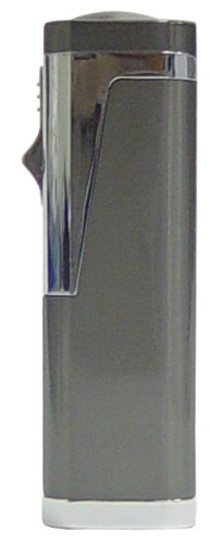 JetLine Hurricane Triple Torch Gun Metal Lighter