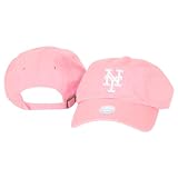 New York Mets Women's Slouch Fit Adjustable Hat - Pink