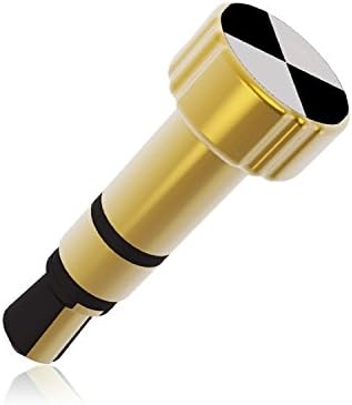 Emontek Remote Control for iPhone, IR Remote Control for iPhone 5 5s 6 6s Plus iPad iOS Smart Phone, 3.5mm Headset Dust Plug Infrared(Gold)