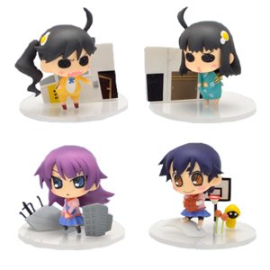 化物語 ヴィネッティアムキュート 戦場ヶ原ひたぎ ・ 神原駿河 ・ 阿良々木火憐 ・ 阿良々木月火 全4種セット