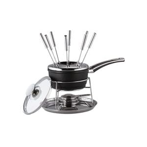 Berndes Milestone 12-Piece Nonstick Saucepan with Glass Lid and Fondue Set by Berndes