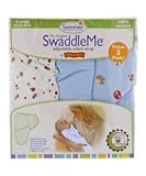 Summer Infant Cotton Swaddle Me (Pack of 3, Pink)