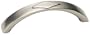 Amerock Galleria 96mm Diamond Pull Antique Nickel