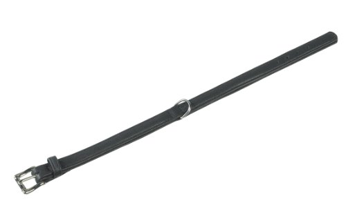Nobby 78786-05 Halsband Elchleder flach, schwarz Preisvergleich