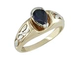 Daera - size 8.50 14K Gold Sapphire Ring - B0002HHBJ4