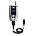 Coiled Power Hot Sync and Charge USB Data Cable w/ Tip Exchange for the Motorola V600 - Gomadic Brand