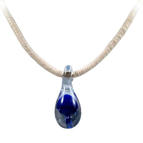 Blue Grass Mushroom - Hemp Necklace