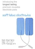 Tens Electrode 1.5 x 3.1 Soft Blue Electrode