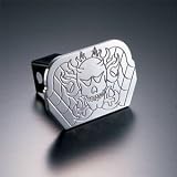 All Sales MFG Billet Aluminum Hitch Cover PlugSKULL HITCH COVER - Fits 2 inch Receiver Hitch