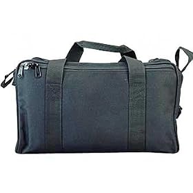 GunMate Deluxe Range Bag Black Soft 16X8X7 - Gun Cases by GunMate