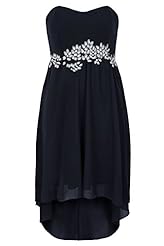 Plus Size Strapless Jeweled Polyester Corset   Waistline  Dress